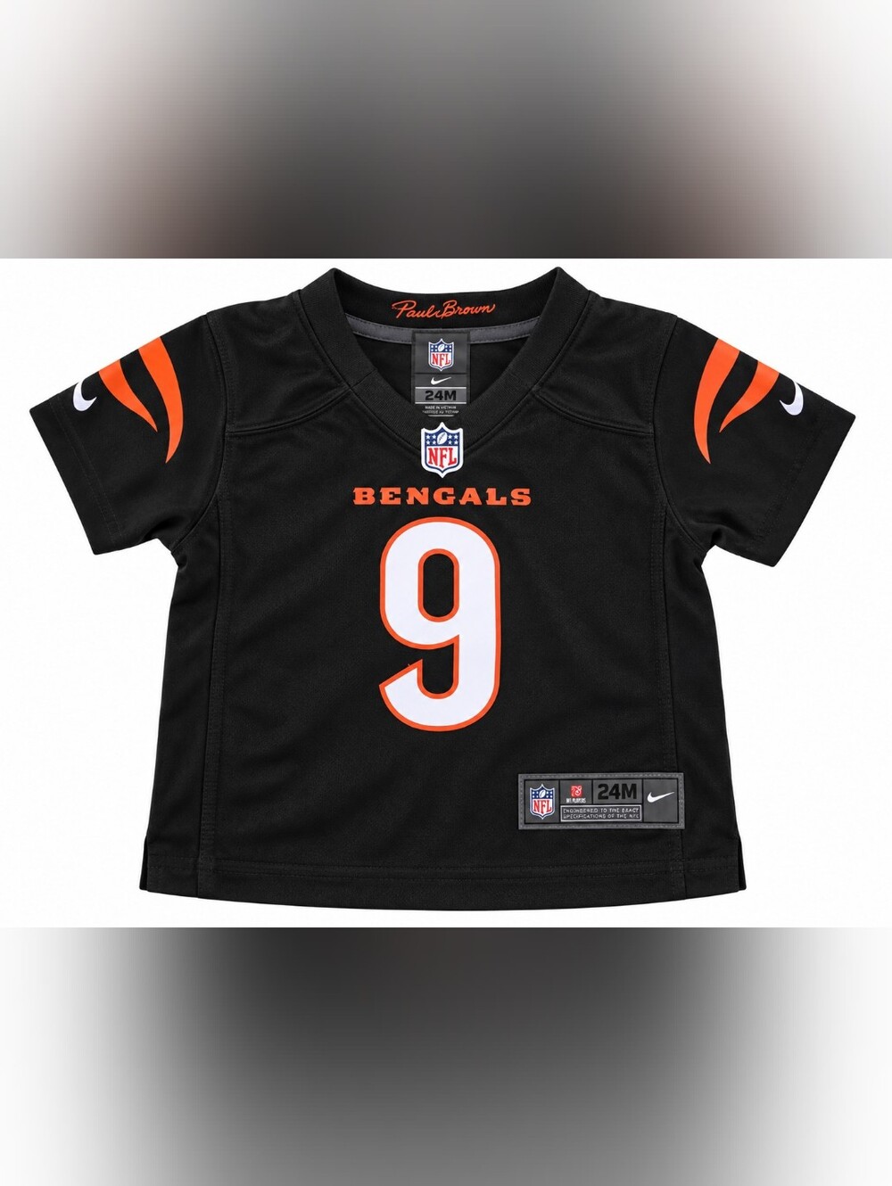 🏈 Nike Joe Burrow Cincinnati Bengals #9 Jersey – Size 24M